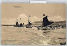 2491 's-Gravenhage S GRAVENHAGE;Den Haag - Boote , Scheveningen