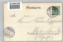 26548 W2982 Norderney Lithographie Segelboot