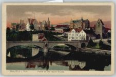 99974 O5701 Saalfeld b Mühlhausen, Thür - Fluss Panorama