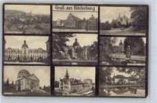 31675 W3062 Bückeburg - Schloss, Mausoleum, Rathaus, Schlossbrücke