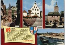 97753 W8782 Karlstadt , Main - Rathaus Fluss Tor