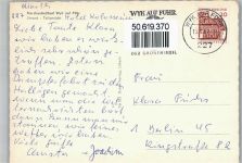 25938 W2270 Wyk auf Föhr - gel. 15.06.67, Strand-Teilansicht, Stranhotel