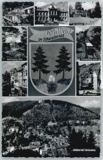 75323 W7547 Bad Wildbad im Schwarzwald - Sommerberg-Bahn, Sommerberg-Hotel