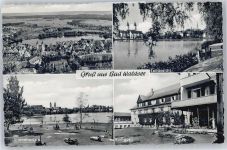 88339 W7967 Bad Waldsee - Fliegeraufnahme, Kurhaus, Strandbad