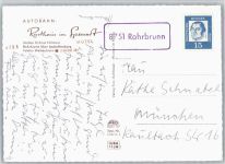 63879 W8751 Rohrbrunn - Landpoststempel