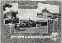 09569 O9388 Oederan - Platz der Befreiung, Rathaus, Ernst-Thälmann-Straße