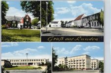 25774 W2247 Lunden , Holst - Schule, Siedlung