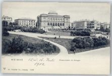 99423 O5300 Weimar , Thür - Mueseumplatz AKU2