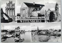19322 O2900 Wittenberge , Prignitz - Steintor, Kulturhaus, Rathaus, Hafen