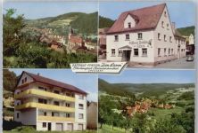 63872 W8751 Heimbuchenthal - Gasthaus und Pension Zum Lamm, Luftaufnahme