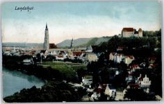 84028 W8300 Landshut , Isar - Kirche, Burg Trausnitz