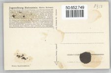 01848 O8352 Hohnstein Gebrauchsspuren Jugendburg