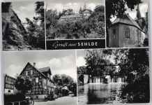 38279 W3328 Sehlde b Salzgitter - Klippen, Jägerhaus, Kirche