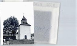 38368 W3332 Rottorf a Klei FOTO KEINE AK Foto mit Negativ, Kirche, Friedhof