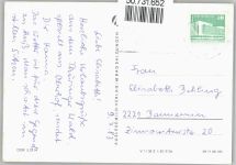 98559 O6055 Oberhof , Thüringen - Rennschlittenbahn, Interhotel panorama, Großgaststätte Oberer Hof, Teilansicht AKU1