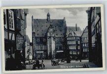 35037 W3550 Marburg - Marktplatz, Rathaus