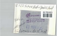 27383 W2723 Jeersdorf FOTO KEINE AK Foto mit Negativ, Lütjens Gasthof