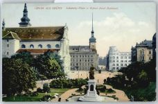 Brno Brünn - Lazansky-Platz, Kaiser Josef Denkmal