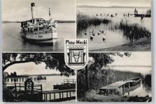 19395 O2864 Plau - Schiff Anna, Bootsanleger