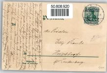 07422 O6823 Bad Blankenburg Lithographie / Künstlerkarte Ruine Greifenstein , Rehe