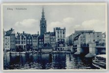 Elbing Elblag - Hohe Brücke, Teilansicht