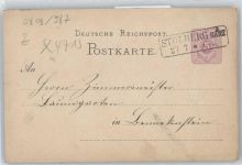 06547 O4713 Stolberg (Harz) - Ganzsache, Landpoststempel