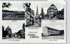 37235 W3436 Hessisch Lichtenau - Schule , Rathaus