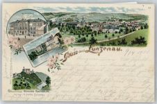 09328 O9293 Lunzenau Gebrauchsspuren Schule, Schloß Rochsburg, Vogel´sche Fabrik