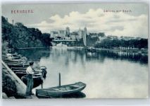 06406 O4350 Bernburg - Schloß mit Saale