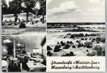 17255 O2084 Wesenberg , Meckl - Strandcafé Weisser See