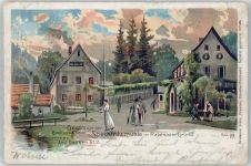 01734 O8222 Rabenau , Sachs Gebrauchsspuren Spechtritzmühle im Rabenauer Grund