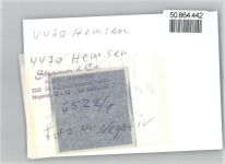 49716 W4470 Hemsen - Foto mit Negativ, Gaststätte