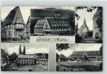 38640 W3380 Goslar 1961 - Marktplatz Omnibus Jugendherberge