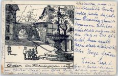 38640 W3380 Goslar Künstlerkarte Frankenbergplan , Kinder im Reigen , sign. Graaff