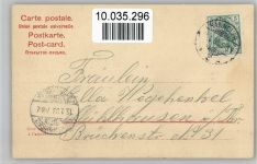 Künstler sign Huhn 1903 Kupfertiefdruck