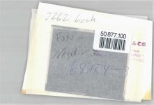25917 W2262 Leck - Foto mit Negativ