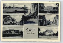 44532 W4670 Lünen - Kirche, Berufsschule, Silberstraße, Sparkasse, Schloß Kappenberg, Rangestraße