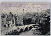 08280 O9400 Aue , Sachs - Partie an der Brücke