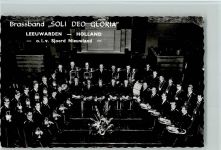 Brassband "Soli deo Gloria" Foto AK Blasinstrumente Orchester