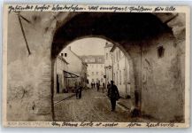 92655 W8484 Grafenwöhr Gebrauchsspuren Blick durchs Stadttor