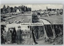 25548 W2217 Kellinghusen - Badeanstalt Sparkasse Rathaus Lieth