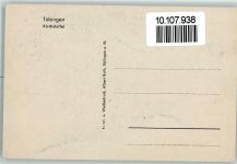 72070 W7400 Tübingen Künstlerkarte Kirchstaffel