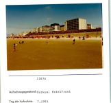 26757 W2972 Borkum FOTO KEINE AK Hotelfront Foto montiert auf Karton