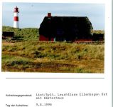 25997 W2284 Hörnum (Sylt) FOTO KEINE AK Leuchtturm Ellenbogen Ost mit Wärterhaus