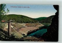 W5372 Gemünd , Eifel Urfttalsperre trocken Talsperre