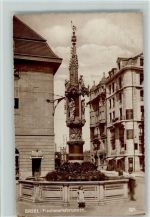 Basel Bâle Fischmarktbrunnen Brunnen
