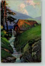Verlag Elchlepp Nr. 1 - Wassermühle 1931 AK Schwarzwaldmühle