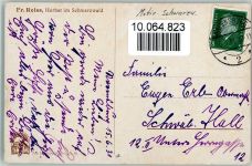 Verlag Elchlepp Nr. 1 - Wassermühle 1931 AK Schwarzwaldmühle