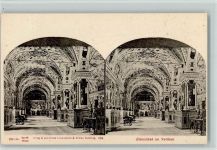Vatikan um 1900 - Knackstedt & Näther Nr. 596, Bibliothek , sehr gute Erhaltung AK Stereobild