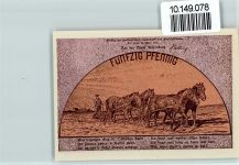 17255 O2084 Wesenberg , Meckl - Notgeldschein 50 Pfennig Reutergeld